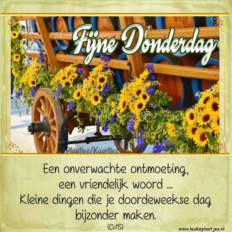 ᐅ goeiemorgen fijne fijne donderdag - Donderdag plaatjes